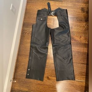 Harley Davidson leather chaps - men’s medium